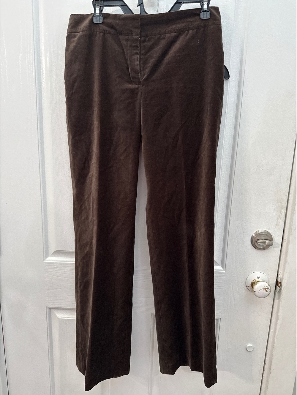 Ann Taylor Brown Dress Pants Size 6 velvet feel